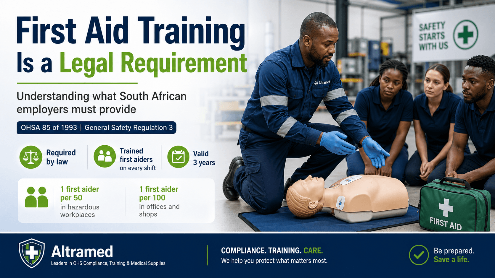 First aid legel requirement